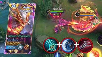 WTF DAMAGE!! TOP 1 GLOBAL MOSKOV NEW BEST 1 HIT DELETE  BUILD 2024!! BUILD TOP 1 GLOBAL MLBB‼️