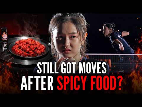 Ping Pong Pros Suffer from the World's Spiciest Chicken
