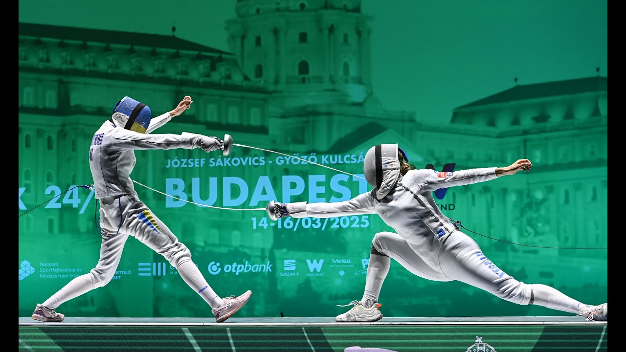 Women's Final | Anna Maksymenko 🇺🇦 vs. Giulia Rizzi 🇮🇹 | 24/25 Budapest Epee GP