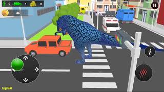 Angry Dinosaur City Rampage Game #1 - Gameplay HD screenshot 4
