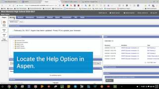 Information Submit a Helpdesk Ticket Using Aspen 2017 Update