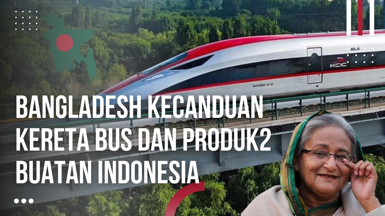 Super Bangga! Indonesia Mendunia Negara ini Ketagihan Kereta dan Produk2 Buatan Indonesia