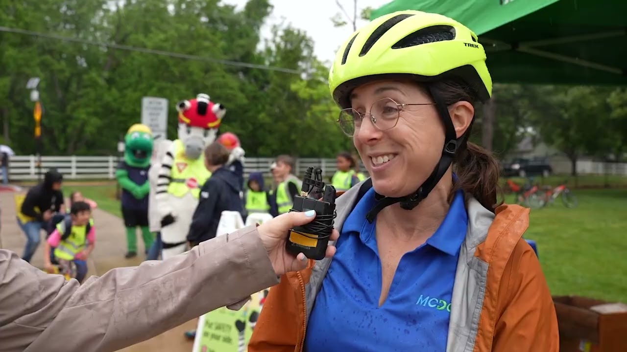 Poolesville students ride through rain for bike to school day