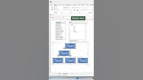 How to create an org chart in Excel. 🤯 #excel #mexcel