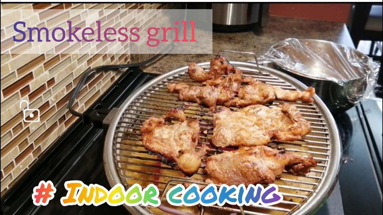 indoor barbeque cooking with smokeless grill saladmaster barbeque 