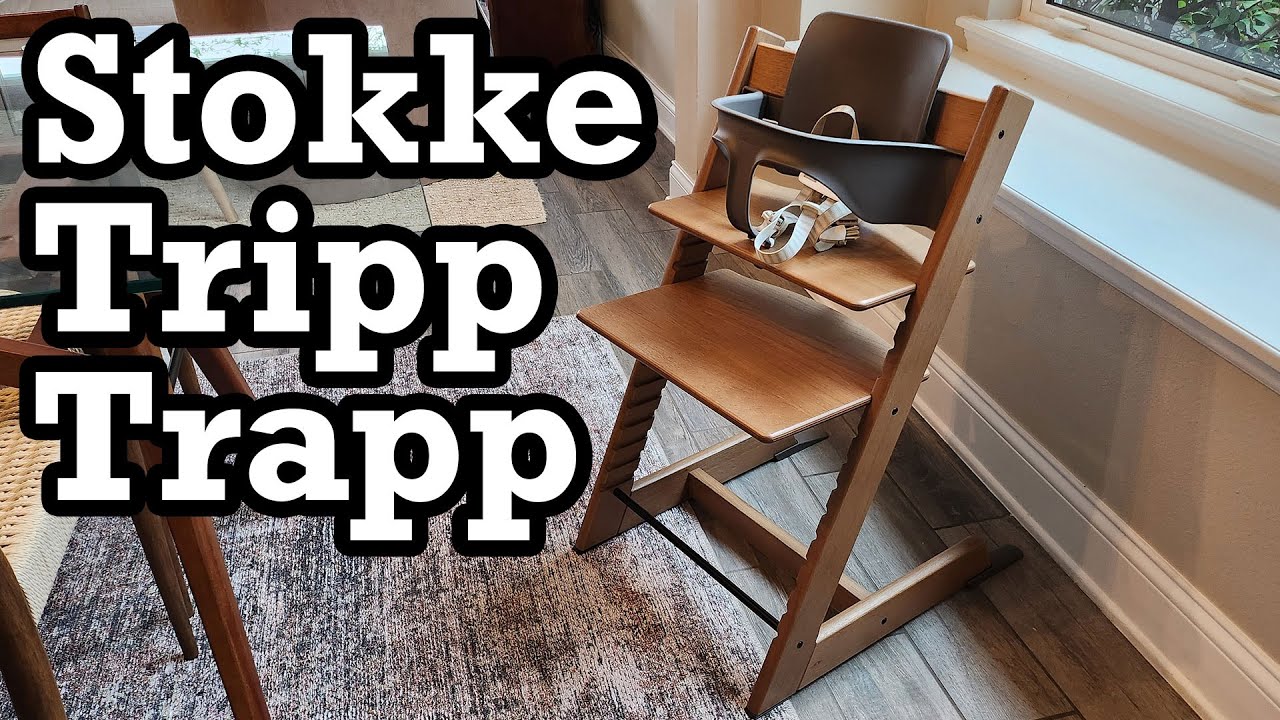 Stokke Tripp Trapp Oak Brown High Chair Child Kid Baby Seat Furniture Wood  