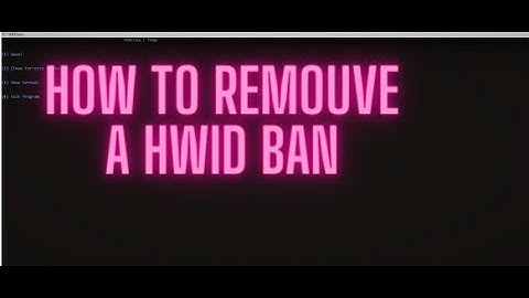 How to Remove Hardware Ban "You were removed from the match due  your IP,VPN,machine or cheating."