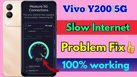 vivo y200 5g high internet speed setting | vivo y200 5g fast internet setting