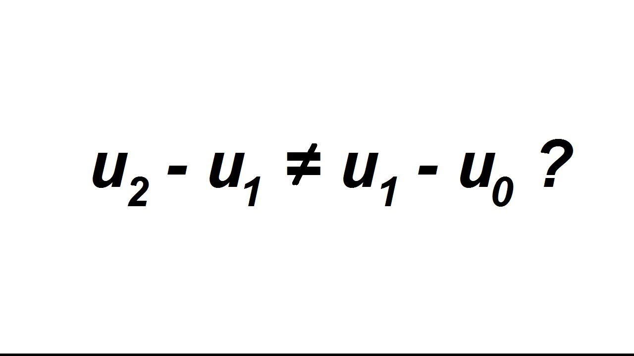 Comment montrer qu'une suite n'est pas arithmétique