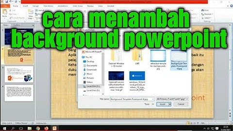 cara buat background power point bergerak