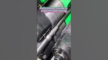 Automated stainless steel thread rolling#thread#threadrollingmachine#threadrollingwheel#machine