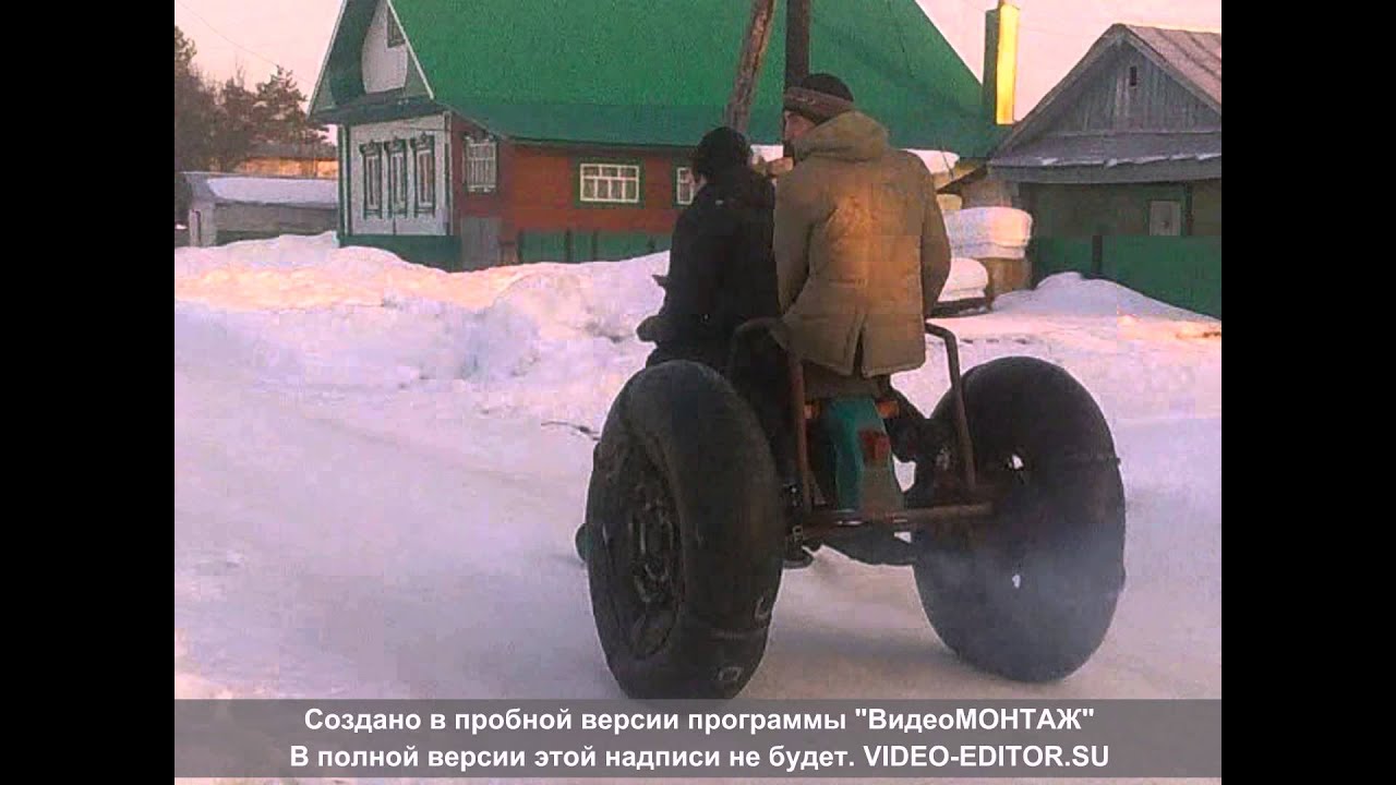 Снегоход из мотоцикла Иж