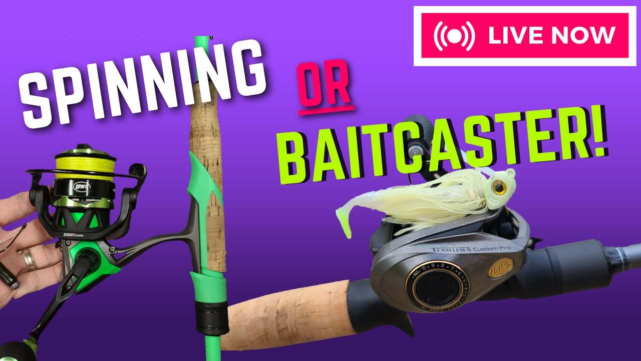 LIVE) Baitcaster vs. SPINNING  STOP Being STUBBORN! 