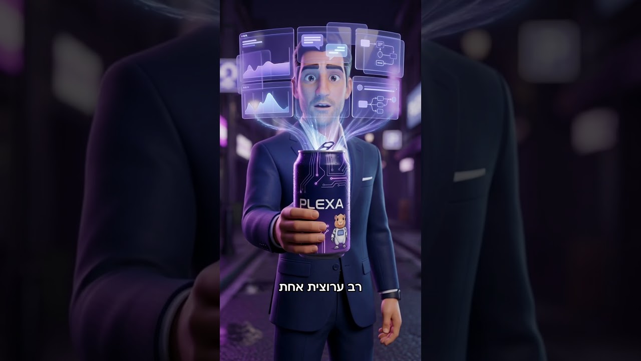 מכונה אוטומטית ברחוב עם אוגר רובוט על המסך, מתוך פרסומת AI ל-Elysian Softech