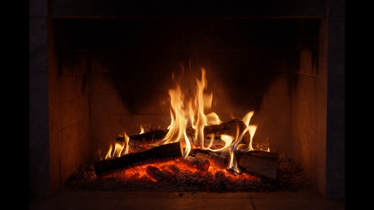 Cozy Fireplace Sounds for Sleep | Calm Fire Ambience (1 Hour)