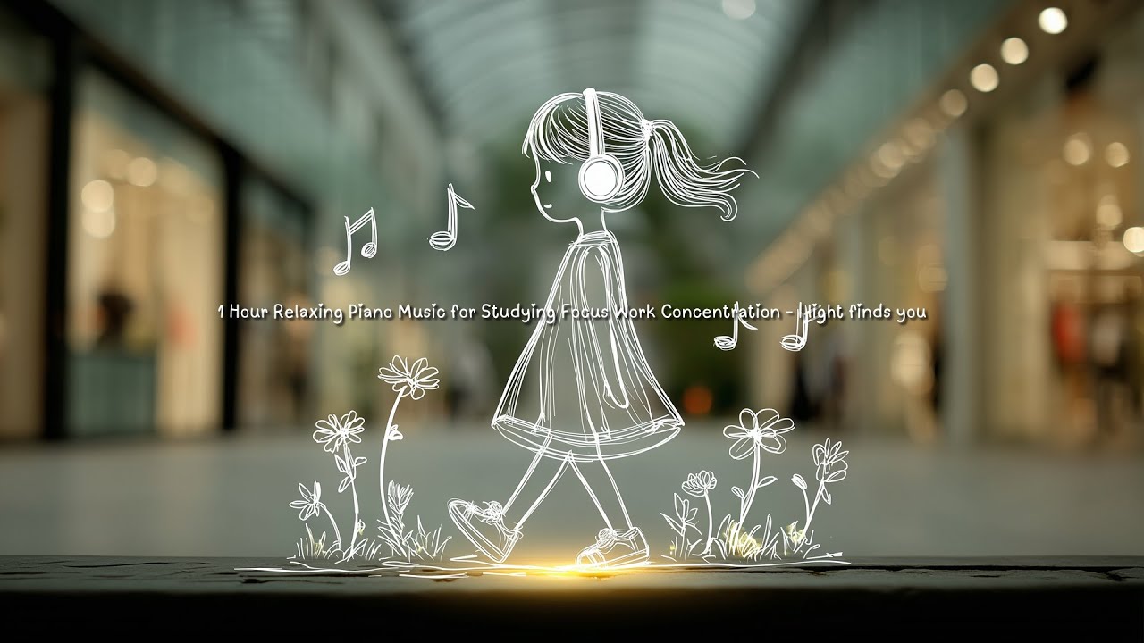1 Hour Relaxing Piano Music for Studying Focus Work Concentration - | light finds you
