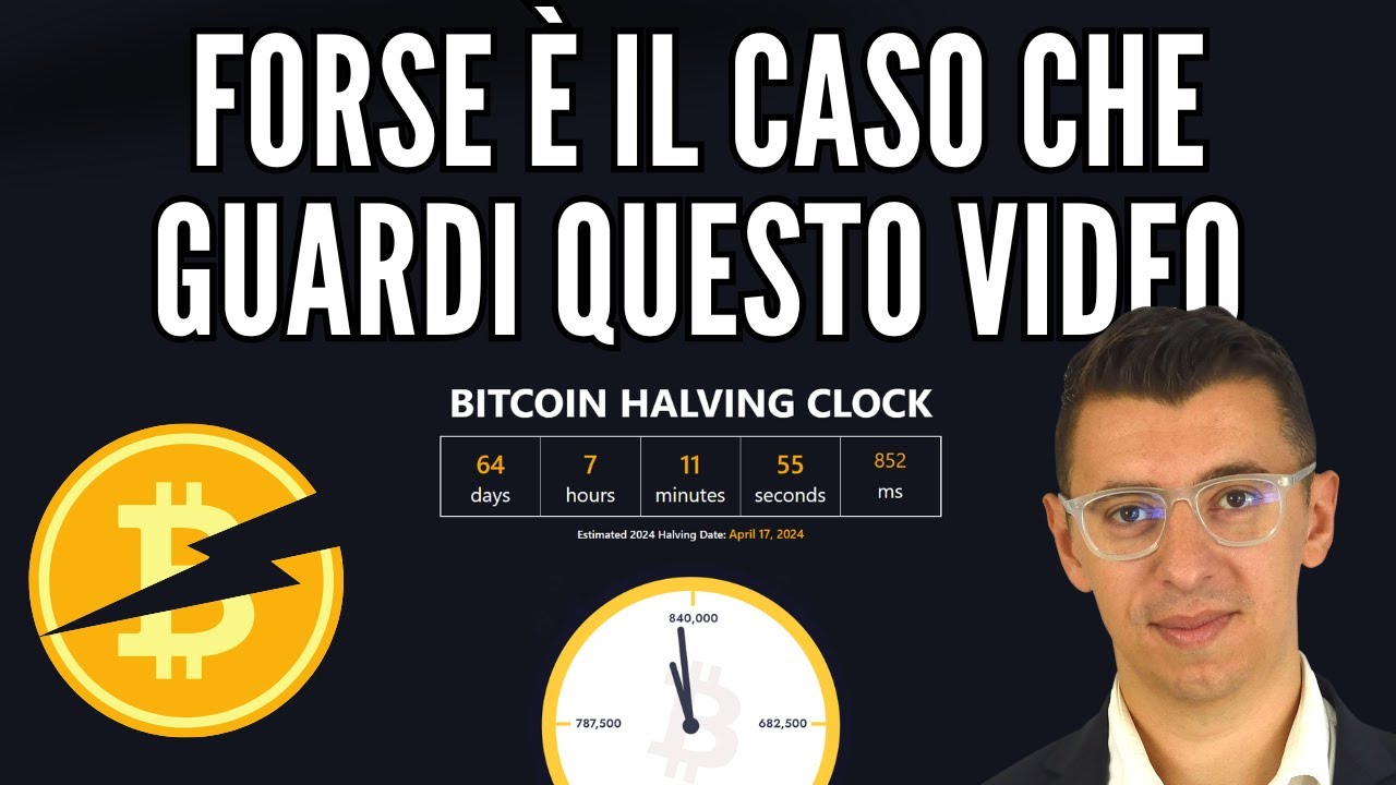 HALVING BITCOIN: Questa volta sarà diverso, ma diverso in meglio... ecco  dove possiamo arrivare!
