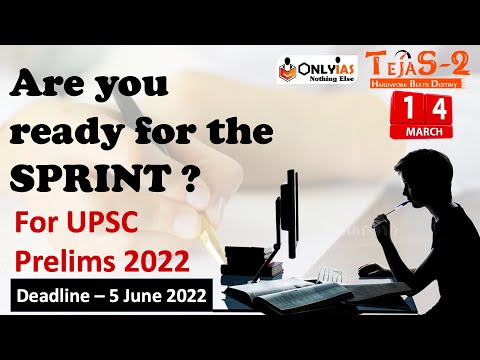 Are you ready for the sprint?? | UPSC Prelims 2022 - 5 June 2022 | TEJAS - Handwork Beats Destiny |