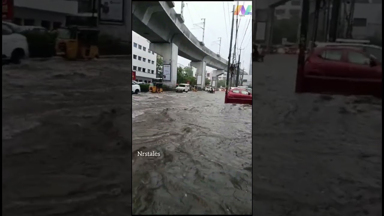 heavy rain in Hyderabad Begumpet