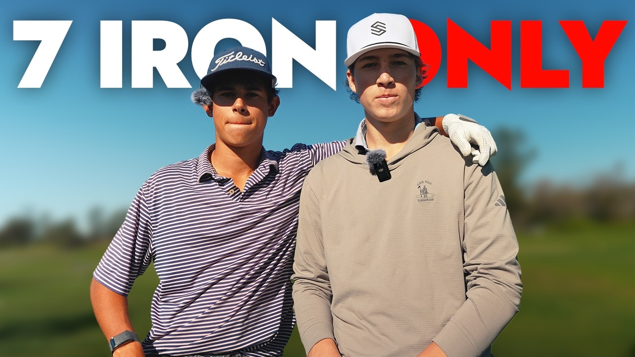 Plus Handicap Golfers Face Off with 7 Iron Only Challenge ( @tyzshorts  vs Aiden Peters)