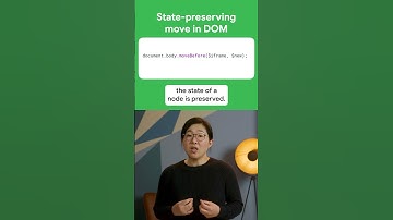 State-preserving move in DOM