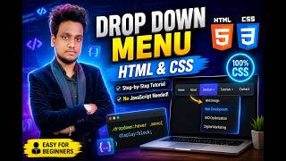 How To Make Drop Down Menu Using HTML And CSS | Step-by-Step Web Development Tutorial for Beginners How To Make Drop Down Menu Using Html And Css