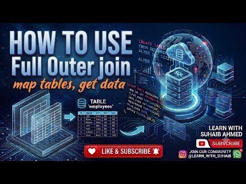 SQL FULL OUTER JOIN Tutorial (Including MySQL UNION Workaround) | SQL for Beginners - Part 9