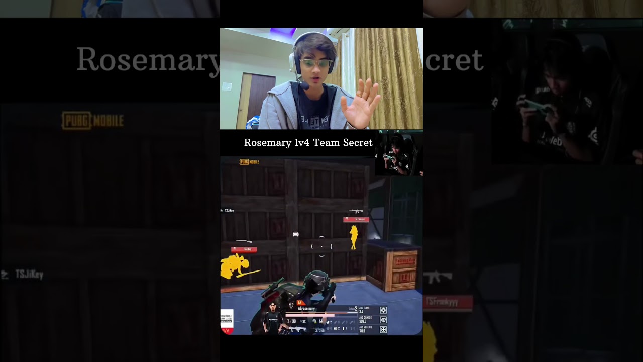 Розмари в поединке 1 на 4 против команды Secret 🤯 