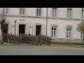 Adieu aux armes du gnral grin commandant de lcole de gendarmerie de chaumont