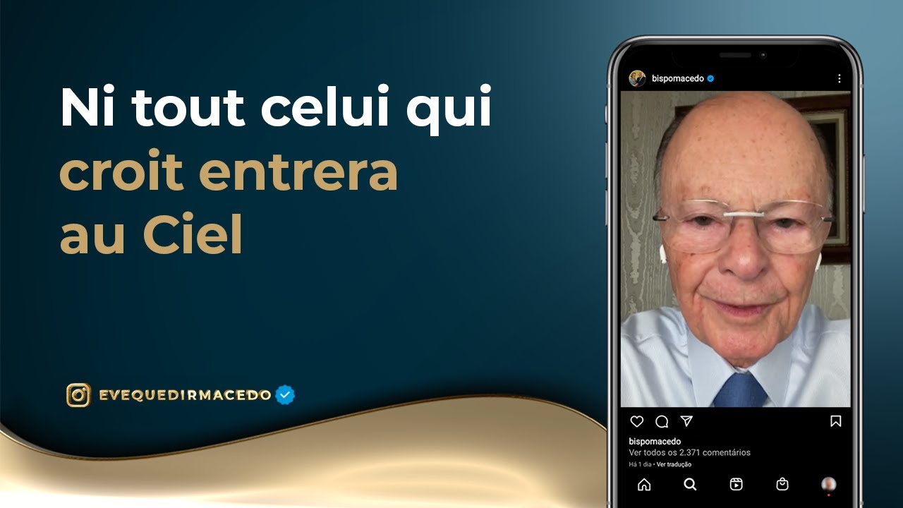 NI TOUT CELUI QUI CROIT ENTRERA AU CIEL. Évêque Macedo YouTube — free download