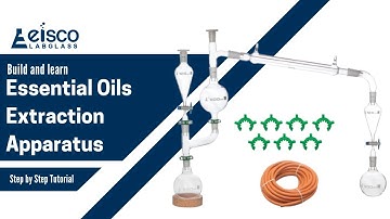 How to Set Up an Essential Oils Extraction Apparatus | Rose Water Distillation