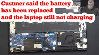 customer said the battery has been replaced but the laptop still not charging. asus zenbook ux425