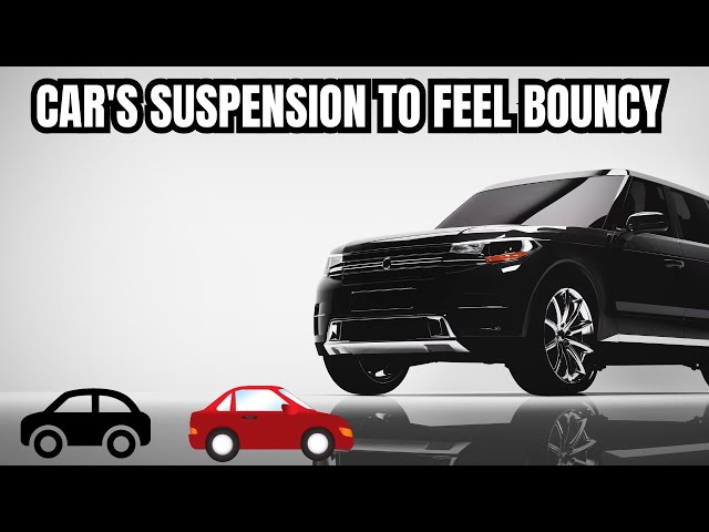 What causes a car's suspension to feel bouncy or unstable? class=