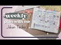 My Goal and Weekly Planning using Kokuyo Jibun Techo B6