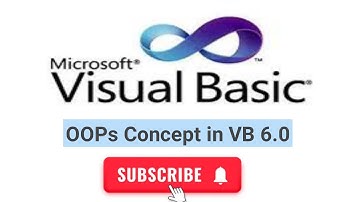 BCA IV Sem: OOPS Concept in Visual basic