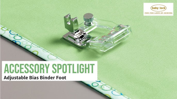 How to Sew Bias Binding in one easy step - with the Adjustable Bias Binding  Foot 