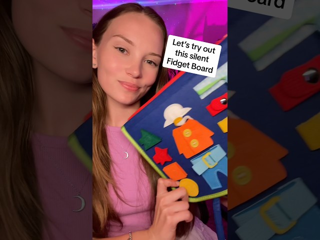 Another fidget board (or busy board) ✨#fidget #asmr #asmrsounds #busyboard