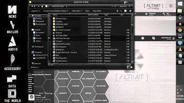 Altimit OS - Rainmeter Customized Desktop