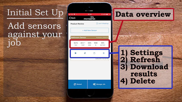 Protimeter BLE Data Logger Setup Overview