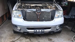 Ford F-150 за $1000 . Начало ремонта . Электролит спасает от жары