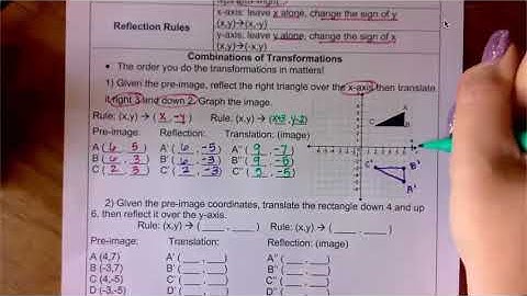 Transformations: Combination of Translations and Reflections