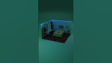 Design our dream space | Dark Room Assembly Animation #3d #animation #blender #3dart