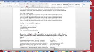 interpersonal assignment