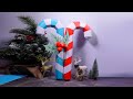 Assembly Instructions Christmas Candy Papercraft - Paper Craft Big Candy - DIY Low Poly Christmas