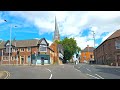 4K Drive Through English Countryside, Matlock to Chesterfield