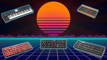 80s Sci-fi Pop - Synthwave - analog live dawless jam with Behringer Model D, Crave, Pro-1, Neutron
