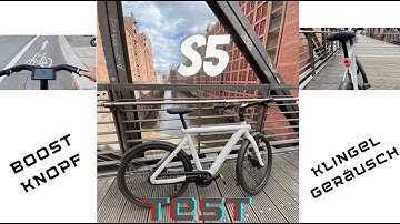 VanMoof Probefahrt Hamburg  ✅  S5 Test ✅ Boost Knopf ✅ Klingel Geräusch ✅ €100 Rabattcode im Video ✅