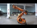 Kuka KR180 Series 2000 industrial robot at EUROBOTS
