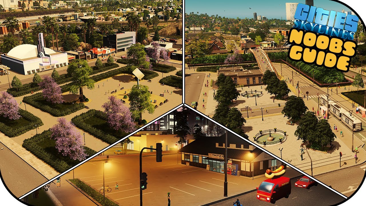 Vanilla Detailing Ideas in Cities Skylines! Noobs Guide YouTube