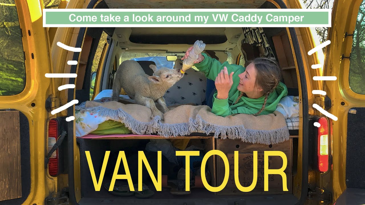 VW Caddy Van Tour | Micro Camper - YouTube